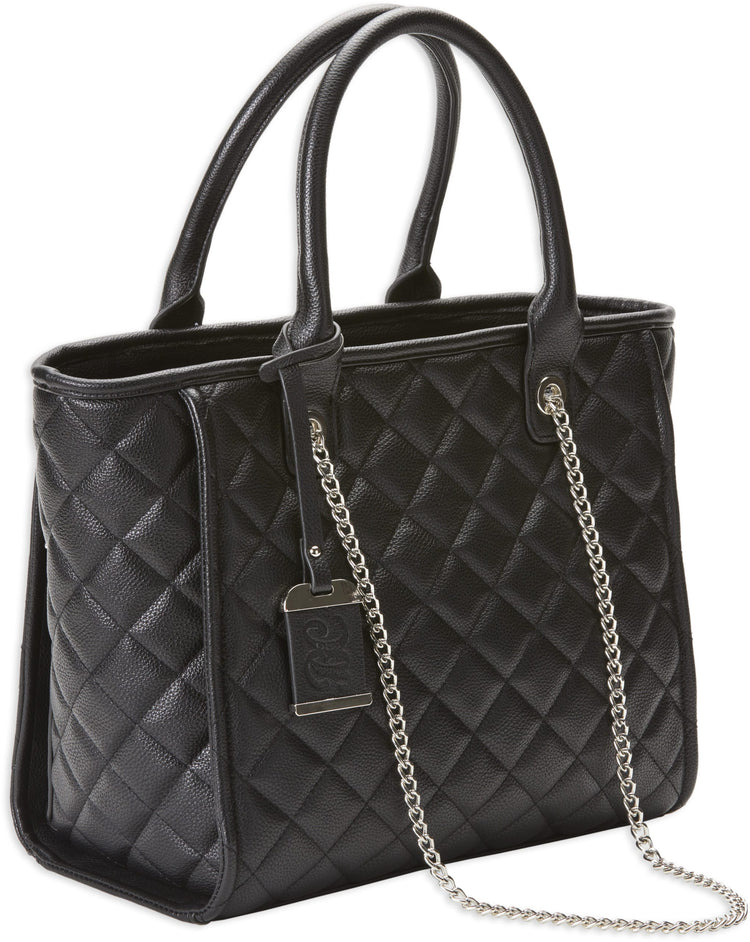 Quilted Tote Style Purse