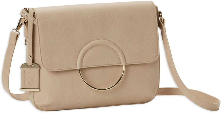 Convertible Hobo/Crossbody Style Blush Purse W/ Holster