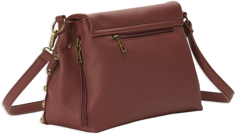 Convertible Hobo/Crossbody Style Rust Purse W/ Holster