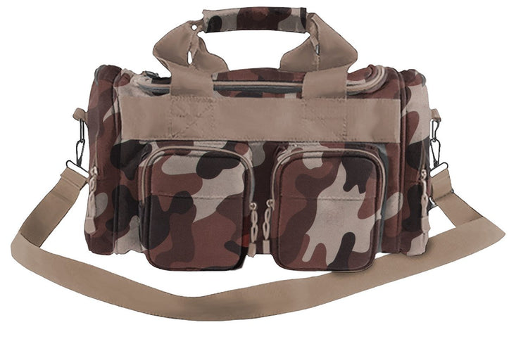 Economy - black range bag w/strap - Throwback camo