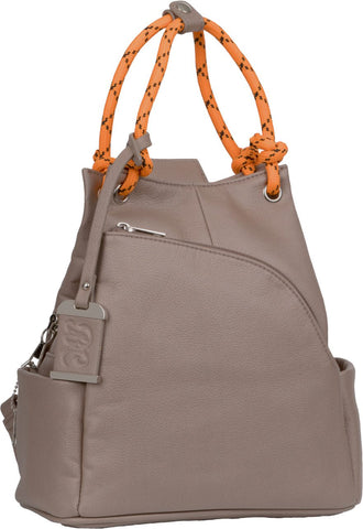 Medium Back Pack w/Holster- Kahki/Orange