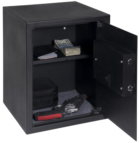 DIGITAL PISTOL VAULT W/ SHELF (LARGE)