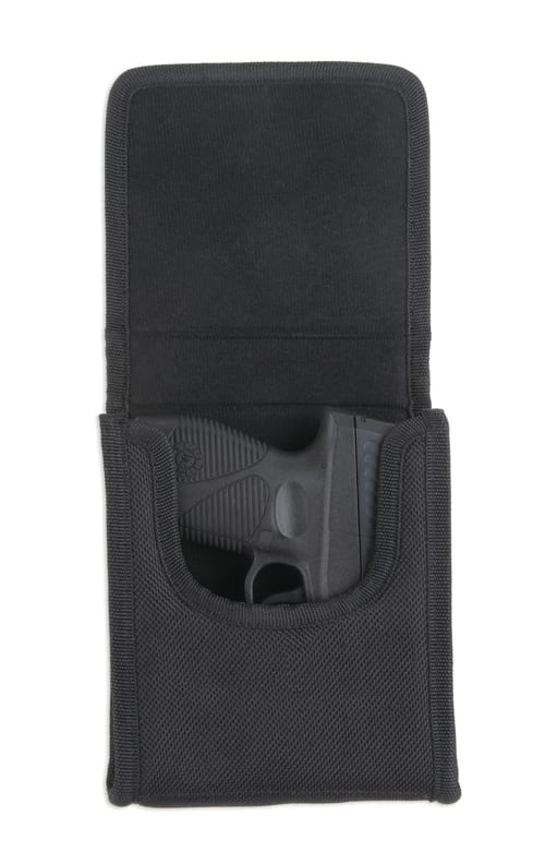 Black Nylon Vertical Cell Phone Holster