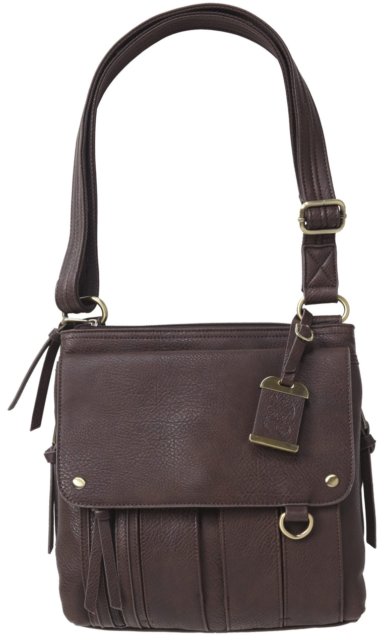 CROSS BODY PURSE w/ HOLSTER (MEDIUM)