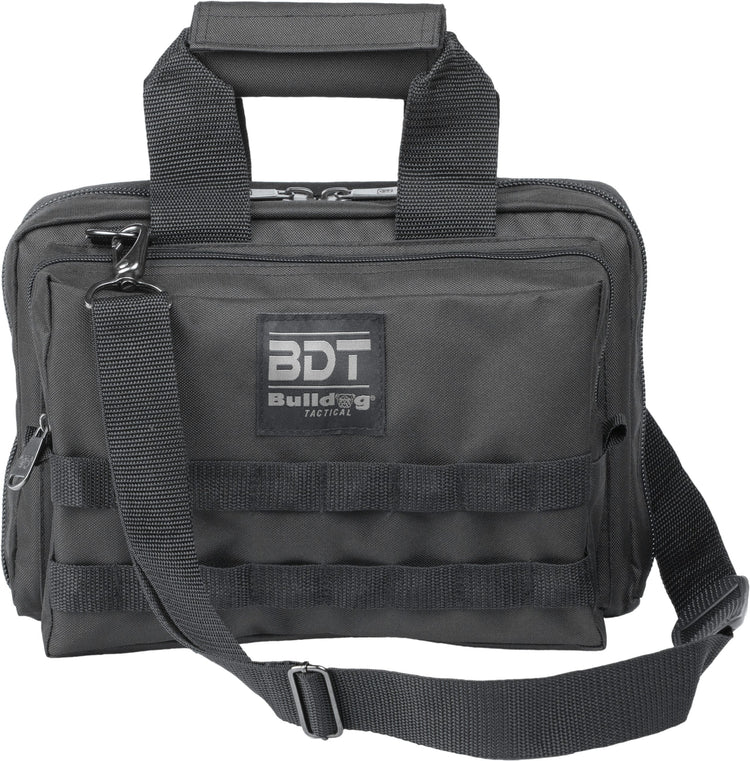 Deluxe 2 Pistol Range Bag w/ Strap & MOLLE