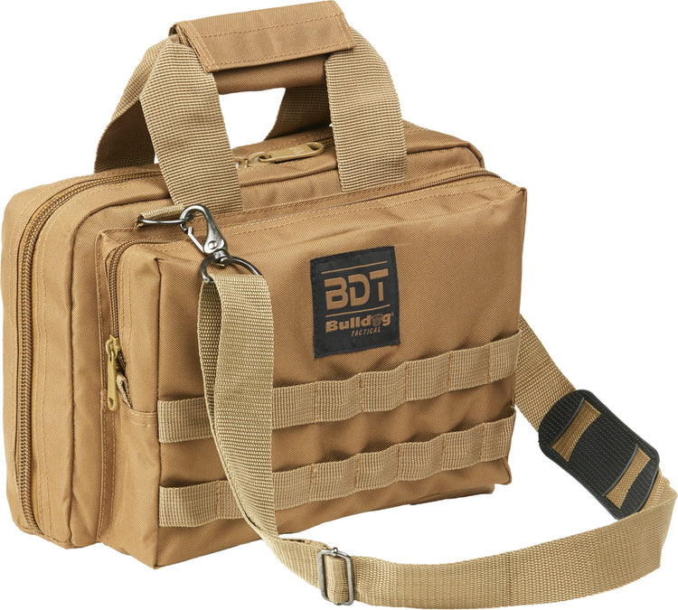 Deluxe 2 Pistol Range Bag w/ Strap & MOLLE