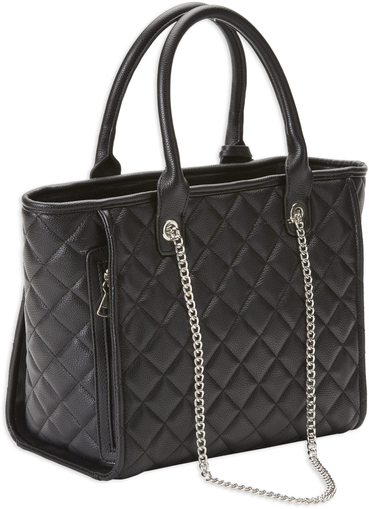 Quilted Tote Style Purse