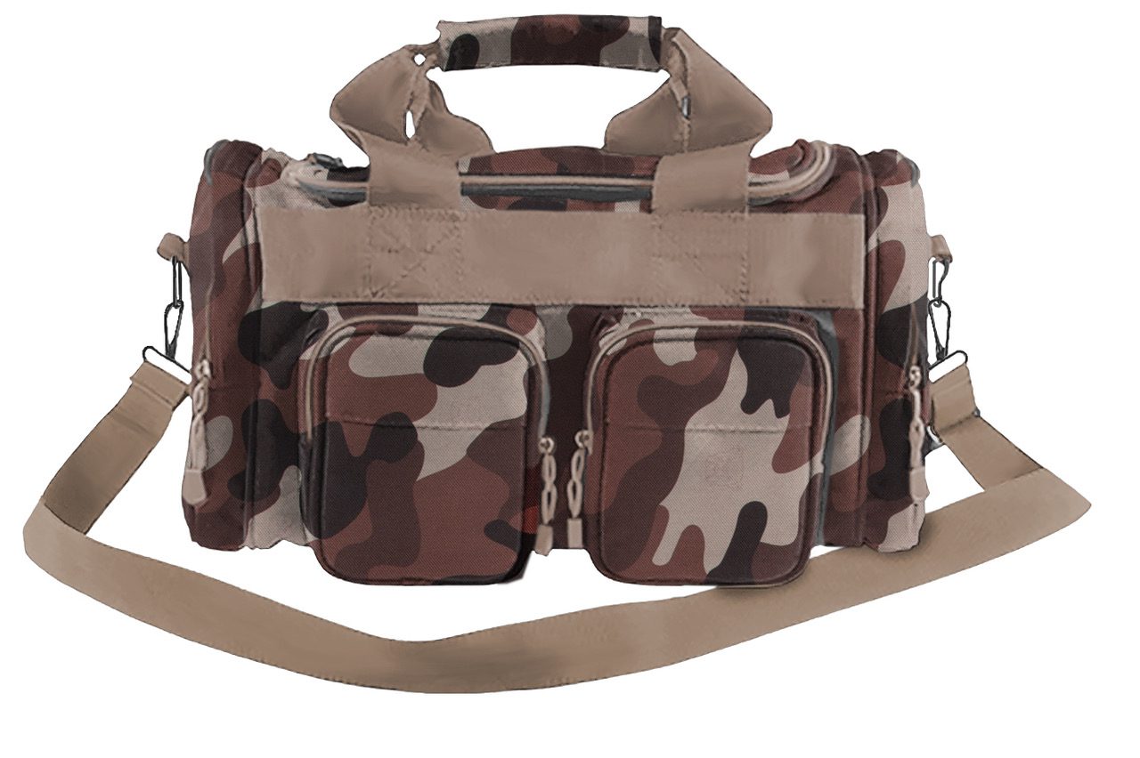 Economy - black range bag w/strap - Throwback camo – Bulldog Cases and ...