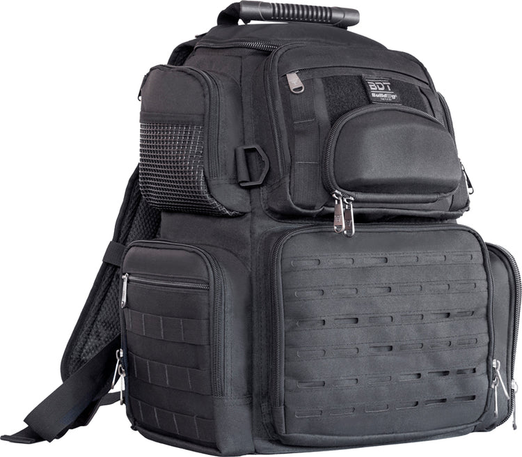 Medium Tactical Range Handgun Back Pack - Black
