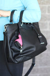 Satchel Style Purse w/ Holster - Black