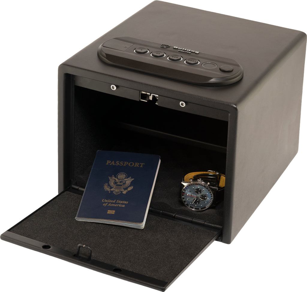 Trio LED/Biometric Double Quick Vault w/ Shelf