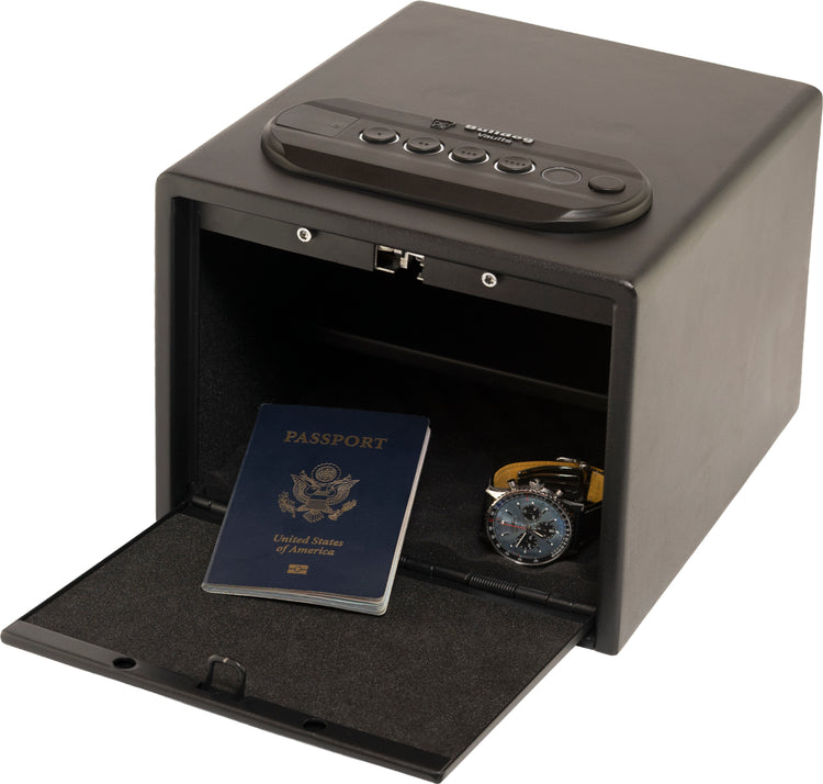 Trio LED/Biometric Double Quick Vault w/ Shelf