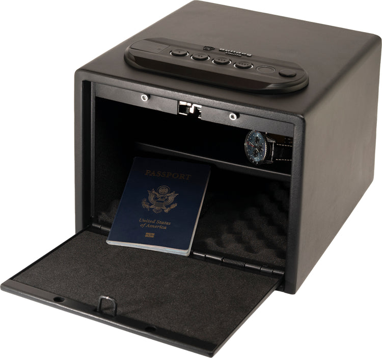 Trio LED/Biometric Double Quick Vault w/ Shelf